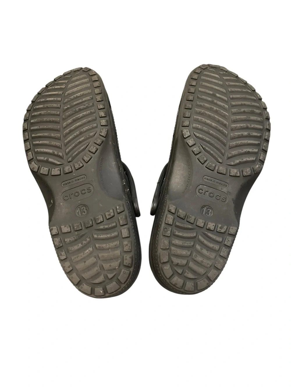 CROCS Men’s Classic Clog Sandal Sz 13 - Black